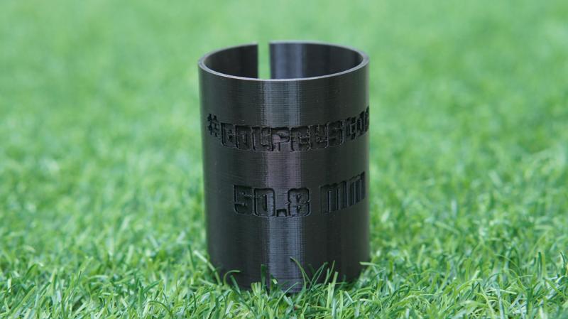 50.8 mm (2 in) Pipe cutting template 90 degree angle