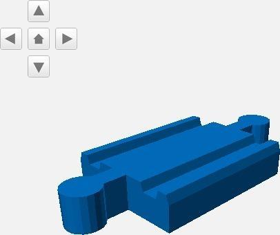 Toy train track