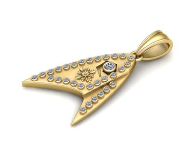 Arrow head Pendant 3D printable model