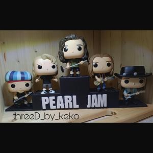 5-fold FUNKO POP WALL MOUNT - FUNKOPOP - PearlJam