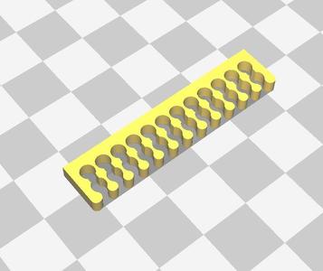 Single Sided 24 Pin Psu Cable comb