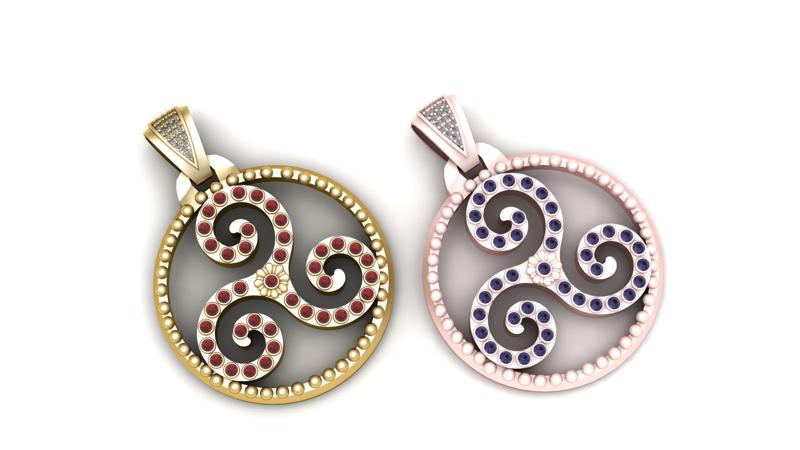 Floral Diamond Pendant