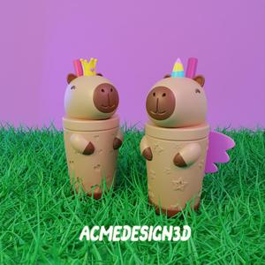 capybara capybara capybara glass