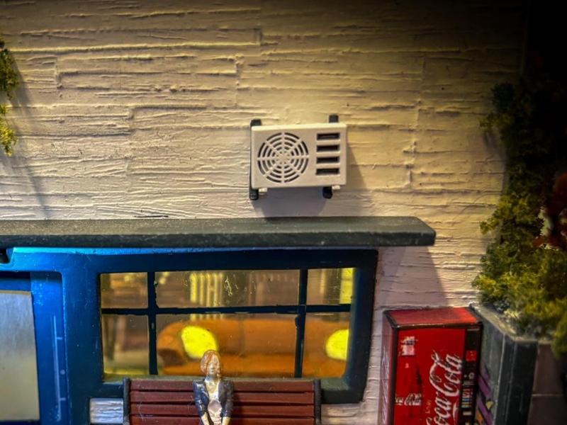 Air conditioning for Hot Wheels Diorama 1:64