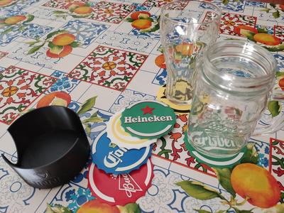 Beer coasters - Heineken, ceres, corona, etc...