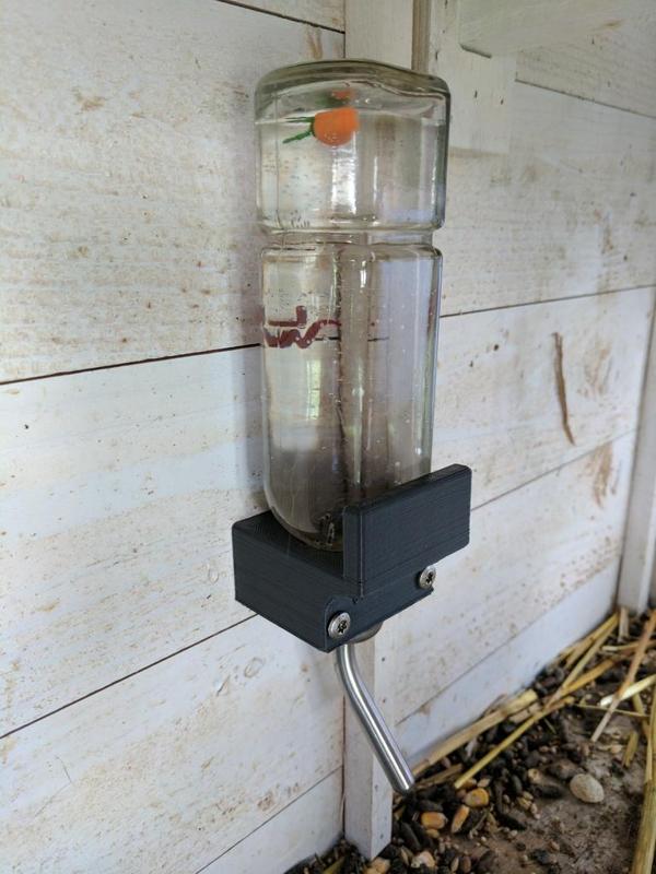 Support pour Bouteille a eau Living World pour rongeur