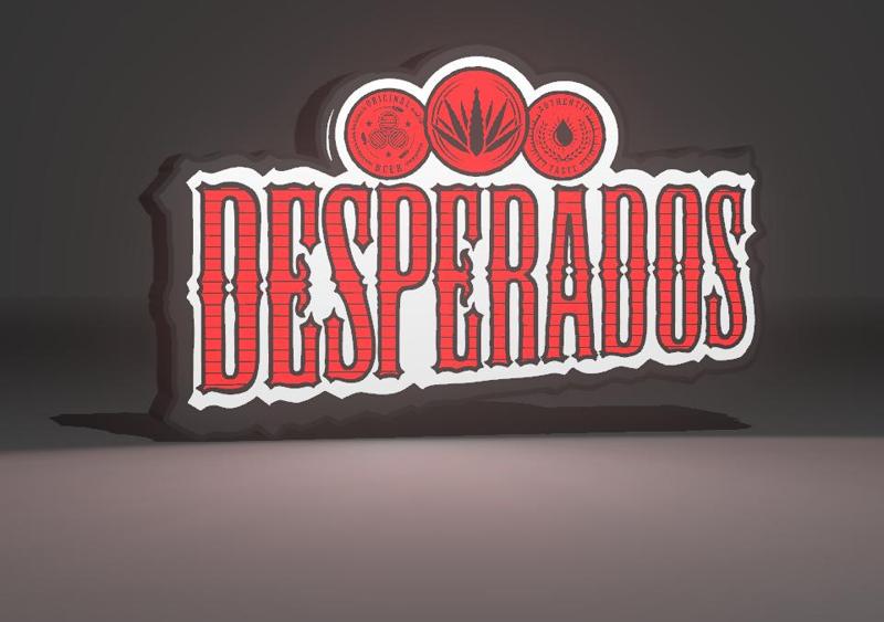 Lámpara Desperados Beer - Lightbox