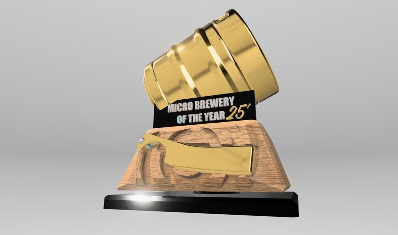 Trophy - Micro Brewery of the Year Award 2025! (+ tap wrench)