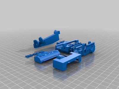 Prusa i3 mk3 mk2 mk2s X-Carriage Cable Chain Editable