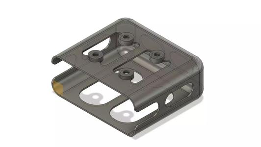 Under desk mount for Apple MacBook Pro 61W power block