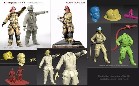 Firefighter characters of NY 01-03
