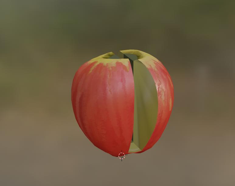 Apple-shaped napkin holder