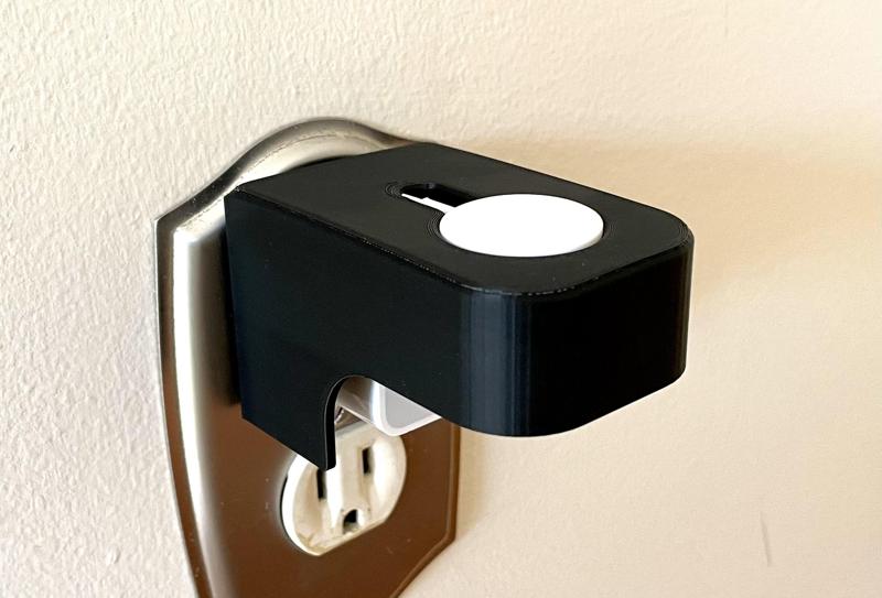Outlet Mounted Apple Watch Dock