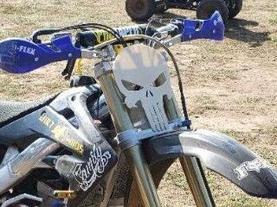 Honda Punisher Number Plate