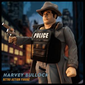 DETECTIVE HARVEY BULLOCK RETRO ACTION FIGURE