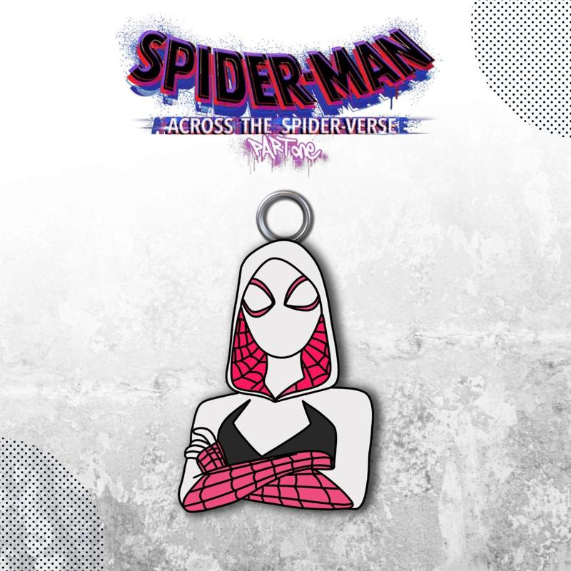gwen stacy spiderman keychain