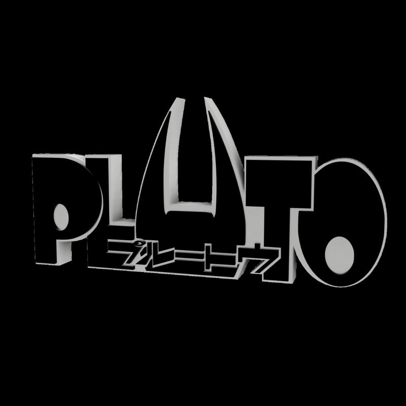 3D MULTICOLOR LOGO/SIGN - Pluto (Netflix)