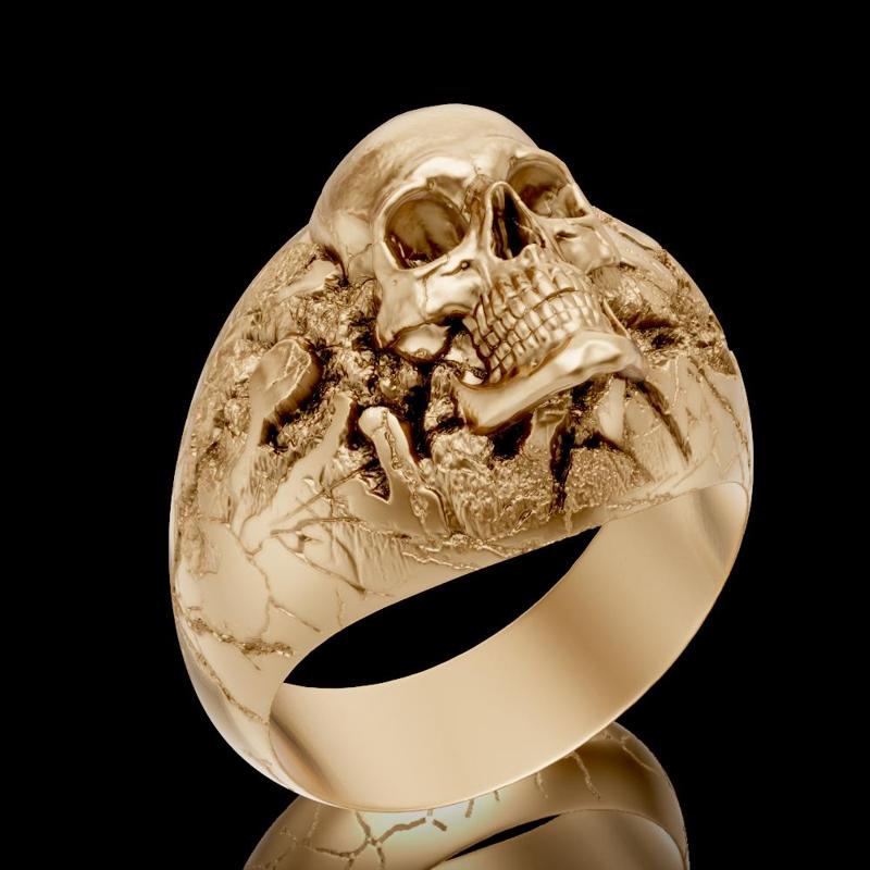 Skull Gown Luxury Ring