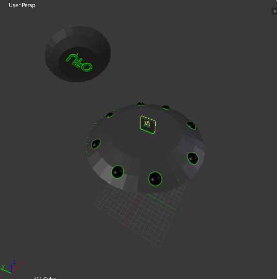 flying saucer pendant