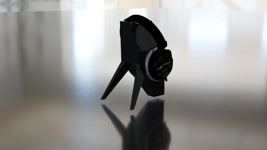 Futuristic Headset Stand