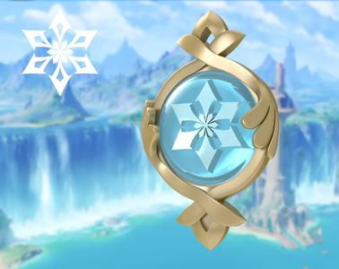 Fontaine cryo vision genshin impact 3d print cosplay stl files