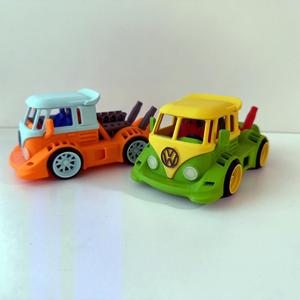 Cartoon-Style Volkswagen Transporter T1 with a V8 Engine