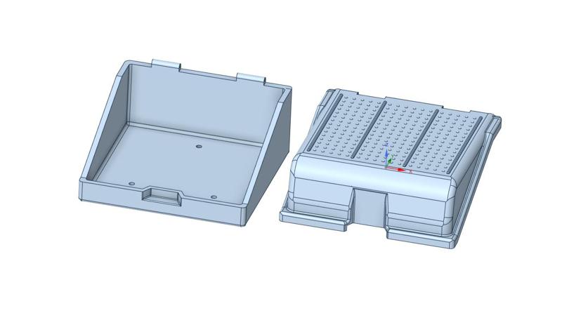 RC 1:10 Scale Truck Mercedes Zetros Battery Box