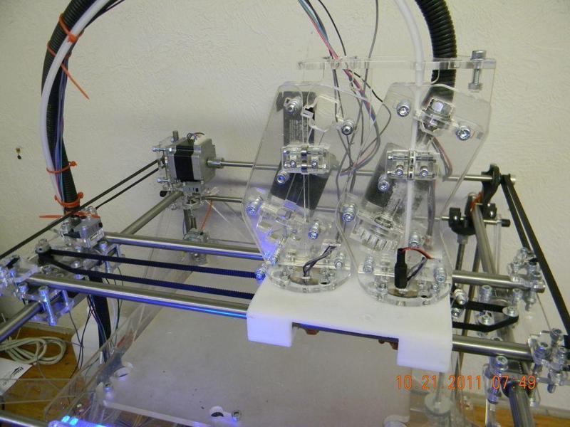 Rapman Dual Extruder Plate