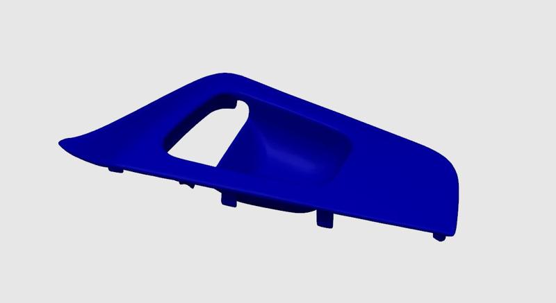 seat ibiza 99-02 interior door handle frame