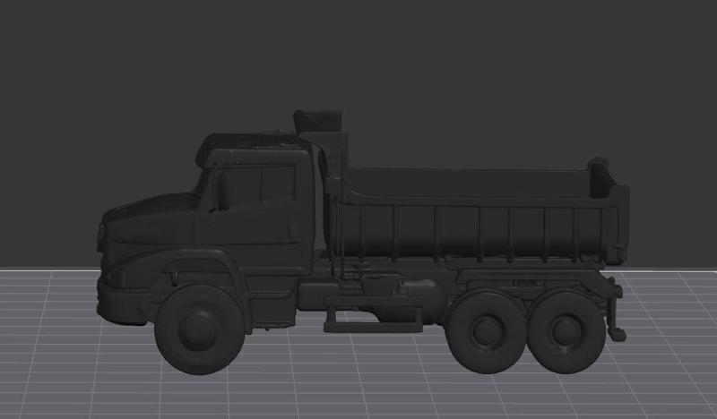 Mercedes-Benz Atron 2324 Dump Truck – 3D Printable Model (STL)