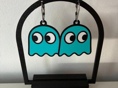 Pac-Man ghost earrings Jewelry