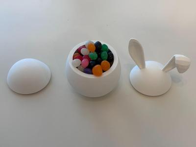 Egg Shaped Jelly Bean Container