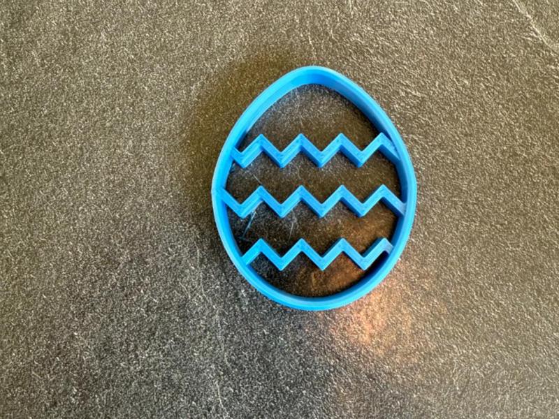 Easter egg cookie cutter