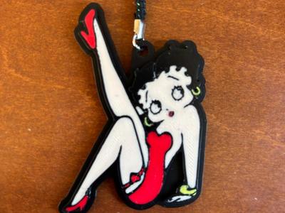 Betty Boop Keychain/zipper pull