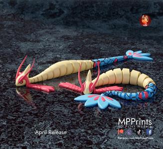 Articulated Milotic - Multicolor ready