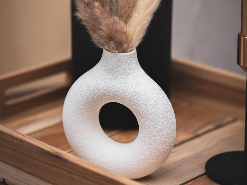 Vase im Fuzzy Design