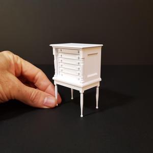 Miniature 6 Drawer Cabinet - Miniature Furniture 1/12 scale