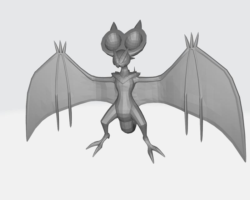 Noivern Pokemon Lowpoly