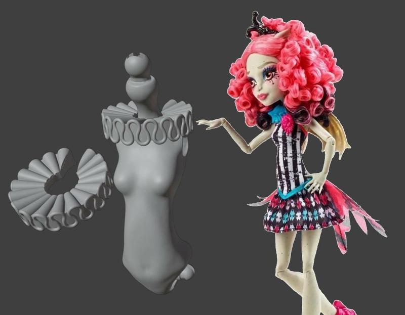 Rochelle Goyle Freak du Chic Ruffle Collar Replacement