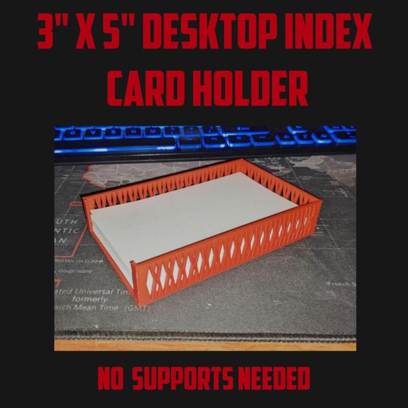Index card holder