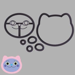 CORTADOR DE BISCOITO - PASTA AMERICANA - CASA MÁGICA DA GABBY