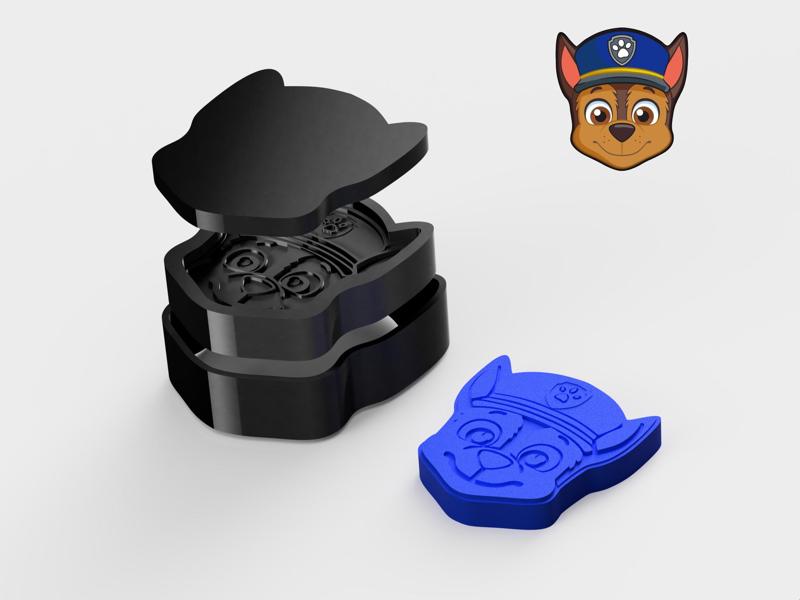 Chase - paw patrol - bath bomb mould