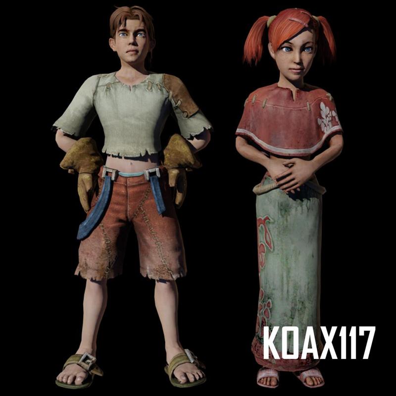 Fable - Hero of Oakvale and Sister (Children)