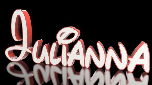 Julianna lamp writing Disney