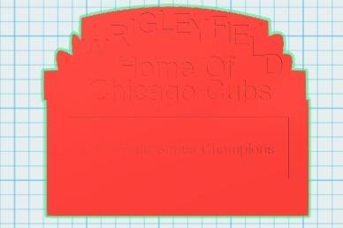 Wrigley Field Chicago Cubs marquee World Series 2016