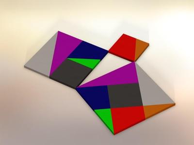 Proof of the Pythagorean theorem using tangram