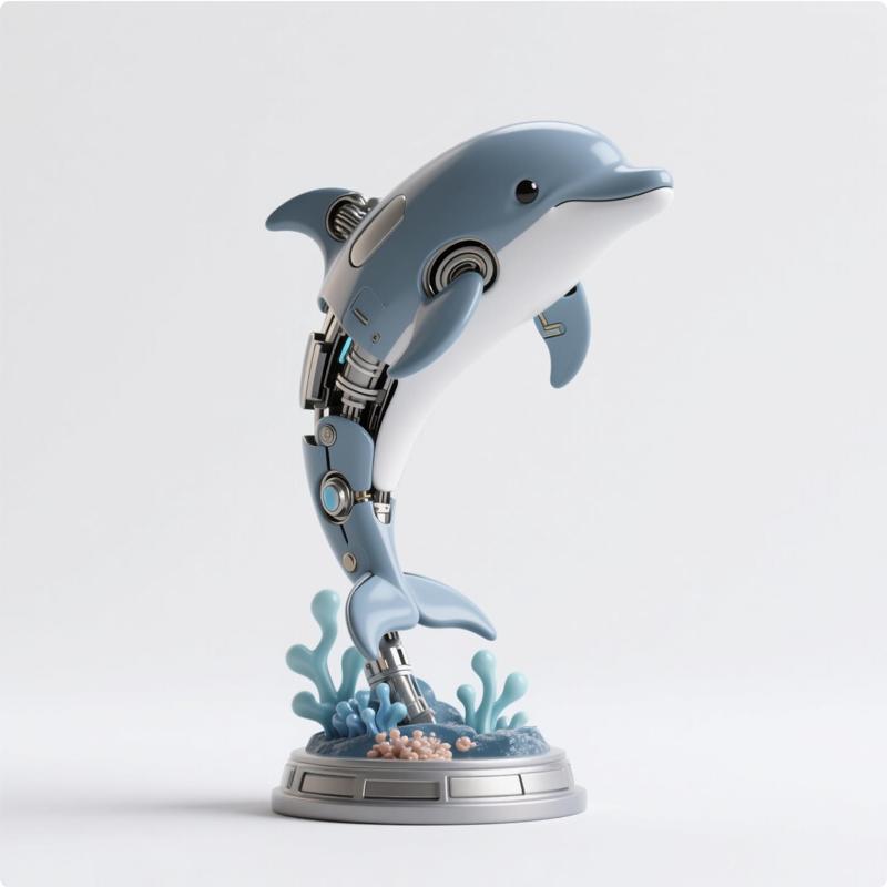 Dolphin mecha, sci-fi dolphin