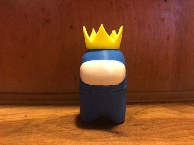 Among Us Crewmate Head With Swappable Hats