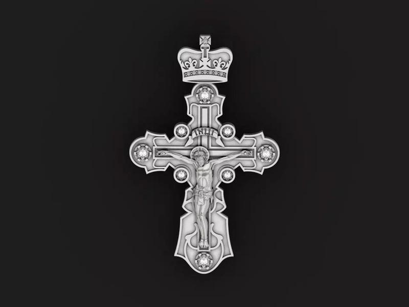 cross crown with the crucifix of Jesus Christ 865