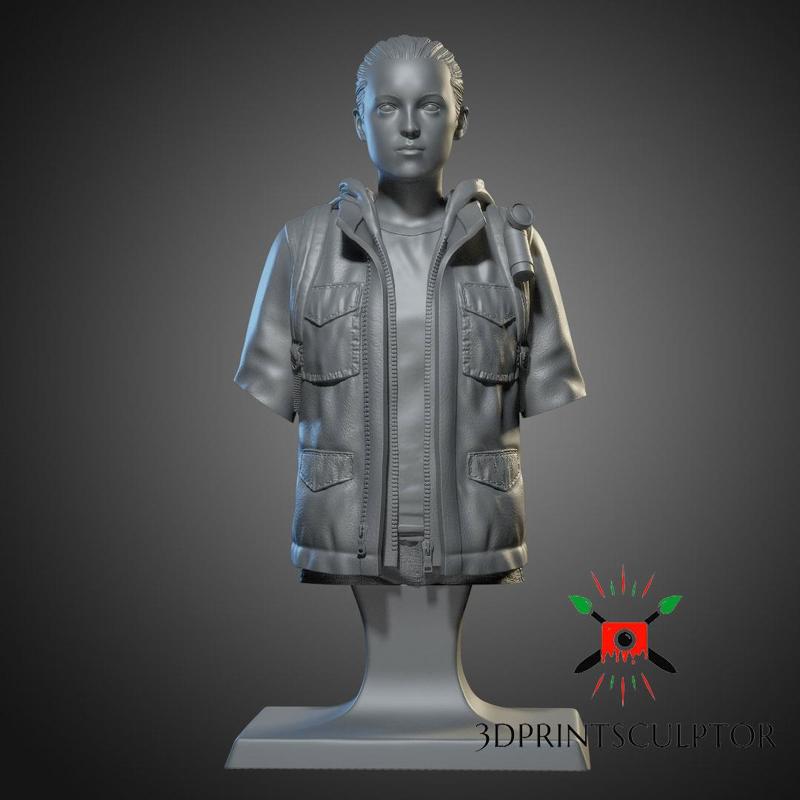 ELLIE  BUST THE LAST OF US SERIES FAN ART